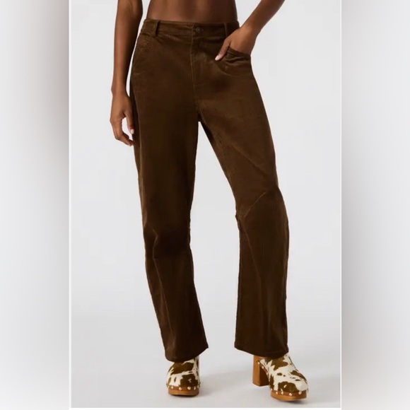 AG Adriano Goldschmied Kora High Rise, Wide Leg Corduroy Women Pants - Picture 4 of 9